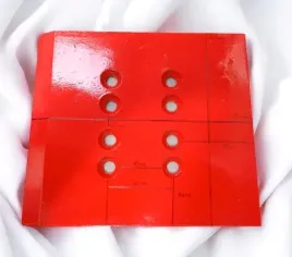 Zdjęcie produktu Piętka pługa KM duża (220x250 mm) NOWY TYP JV-P02 Akpil KM80