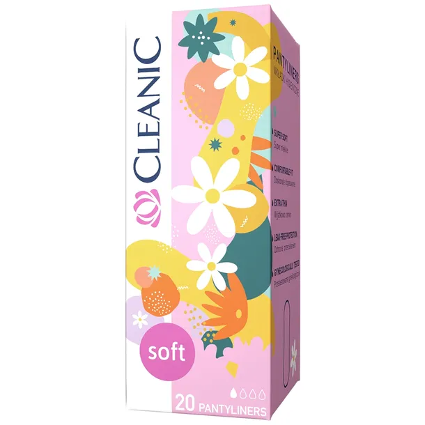 CLEANIC SOFT Wkładki higieniczne dla kobiet 20 szt
