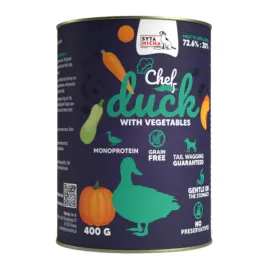 mokra-karma-dla-psa-syta-micha-chef-kaczka-z-warzywami-400g-monobialkowa