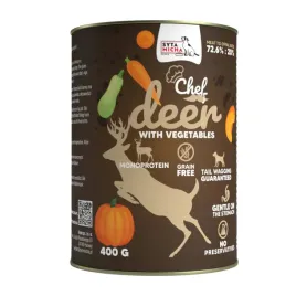 mokra-karma-dla-psa-syta-micha-chef-jelen-z-warzywami-400g-monobialkowa