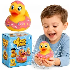 figurka-niespodzianka-kaczka-do-wanny-wody-quackpack-kaczuszka-gumowa