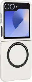 yucsyue-etui-magsafe-do-samsung-galaxy-z-flip-7-biale