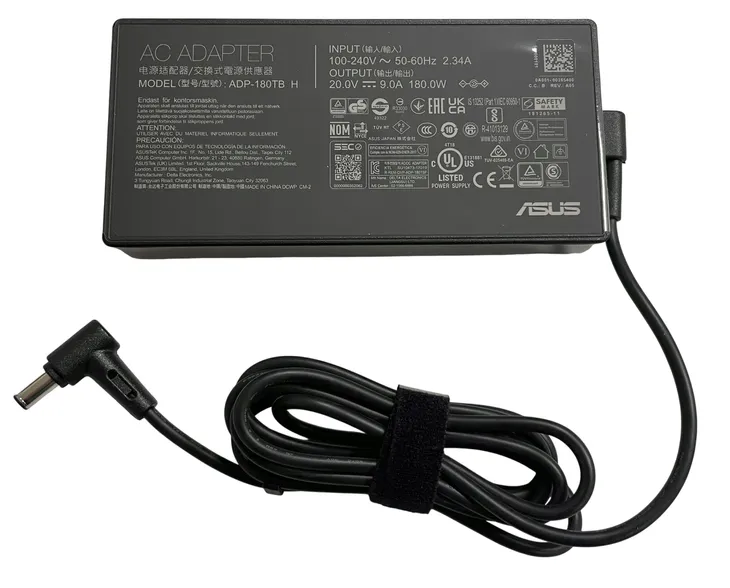 Nowy Oryginalny Zasilacz ładowarka ASUS 180W / 20V 9A wtyczka 6mm / kod QR