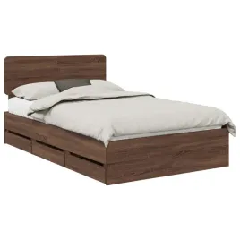ramka-lozka-dab-brazowy-135-x-190-cm-drewno-inzynieryjne