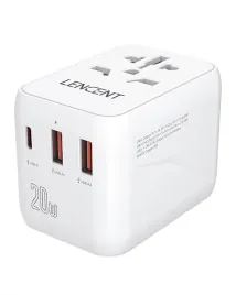 lencent-adapter-podrozny-uniwersalny-2-gniazdami-usb-i-type-c
