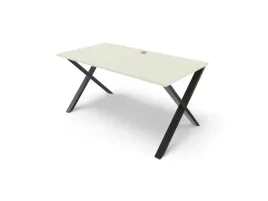 biurko-gamingowe-komputerowe-dla-gracza-110x60-loft-x-nogi-metal-wanilia