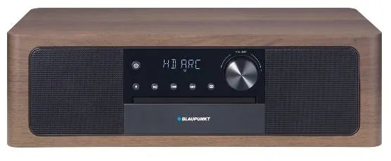 Blaupunkt MS22BT Mini wieża z Bluetooth i HDMI ARC CD AUX USB FM Drewno