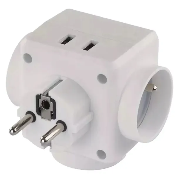 rozgaleznik-3-okragly-2usb-p0024u-stan-nowy