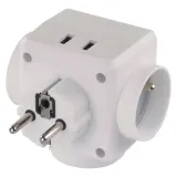 rozgaleznik-3-okragly-2usb-p0024u-stan-nowy