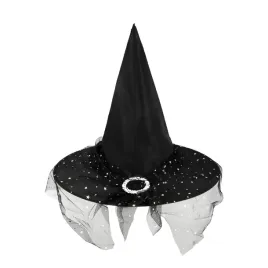 kapelusz-czarownicy-z-tiulem-czarny-srebrny-halloween-stroj-przebranie