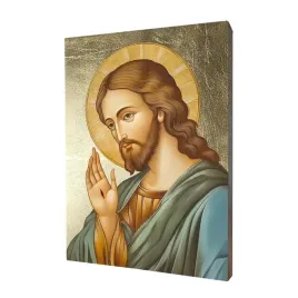 ikona-religijna-chrystus-udzielajacy-blogoslawienstwa-format-40x50-cm