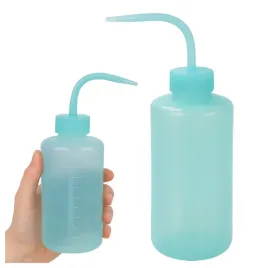 tryskawka-ldpe-250-ml-waska-szyja-niebieski-punktowy-dozownik