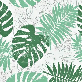wodoodporna-tkanina-zielone-liscie-monstera-na-jasno-szarym-tle