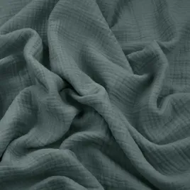 muslin-bawelniany-double-gauze-szaro-zielony-natural-gray
