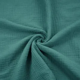 muslin-bawelniany-double-gauze-pastelowy-morski-mineral-blue