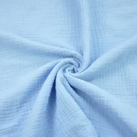 muslin-bawelniany-double-gauze-blekitny-sky-way