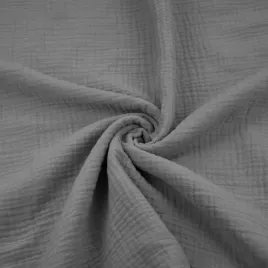 muslin-bawelniany-double-gauze-szary-silver-scone