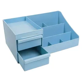 organizer-na-kosmetyki-toaletke-biurko-pudelko-ze-szufladkami-niebieskie