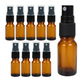 10x-butelka-szklana-brazowa-10-ml-z-czarnym-atomizerem