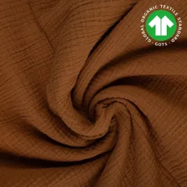 muslin-bawelniany-double-gauze-dyniowy-pumpkin-spice