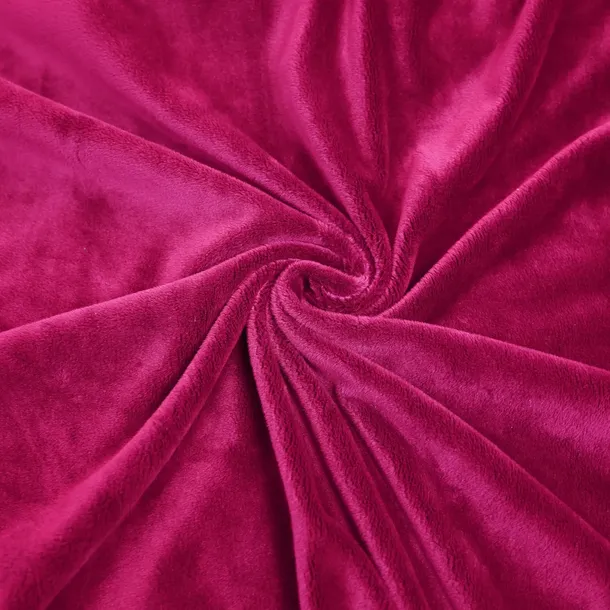 Minky gładki Premium fuksja (fuchsia)