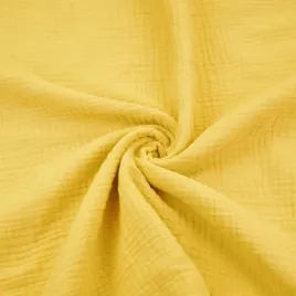 muslin-double-gauze-cytrynowy-zolty-lemon-drop