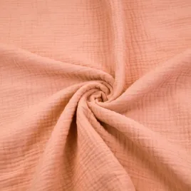 muslin-double-gauze-brzoskwiniowy-peach-pearl