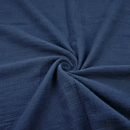 muslin-double-gauze-granatowy-navy