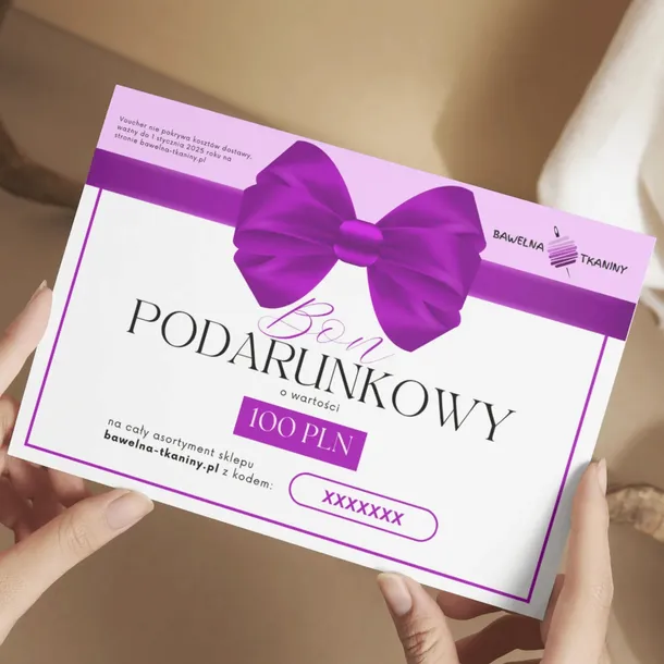Voucher podarunkowy na zakupy o wartości 100 zł