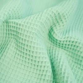 wafel-bawelniany-mietowy-mint