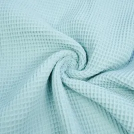 wafel-bawelniany-blekitny-blue