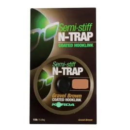 korda-plecionka-n-trap-semi-stiff-30lb-gravel-brown