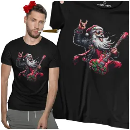 koszulka-swiateczna-rockowa-meska-na-swieta-mikolaja-mikolaj-z-gitara