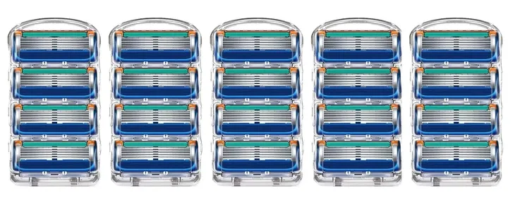 20x WKŁADY GILLETTE FUSION 5 PROGLIDE OSTRZA NOŻYKI DO GOLENIA 20SZT