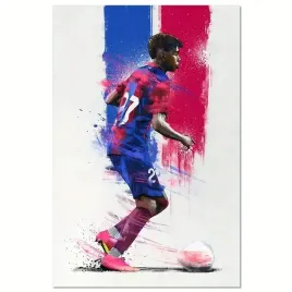 lamine-yamal-fc-barcelona-plakat-a3-w-ramie-ellivex-dekoracja-pilka-nozna