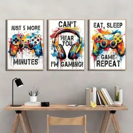 zestaw-trzech-plakatow-a3-w-ramie-gamer-gracz-dekoracja-sciany