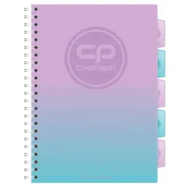 kolonotatnik-a4-100k-5-zakladek-patio-coolpack-gradient-blueberry