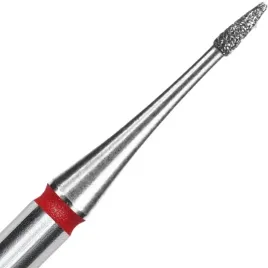 staleks-frez-diamentowy-plomien-mini-czerwony-srednica-1mm-precyzyjny