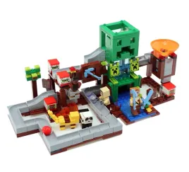 klocki-minecraft-led-kopalnia-creeperow-na-wodzie
