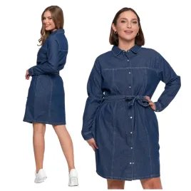 sukienka-damska-jeansowa-szmizjerka-jeans-do-kolan-rozpinana-moraj-xxl