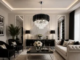 lampa-wiszaca-zyrandol-do-salonu-nowoczesny-styl-glamour-black-chrom-elm-1