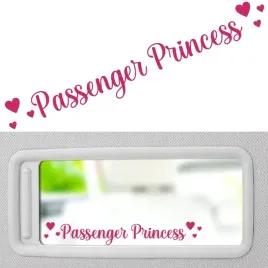 naklejka-passenger-princess-na-lusterko-szybe-niespodzianka-serduszka-11cm