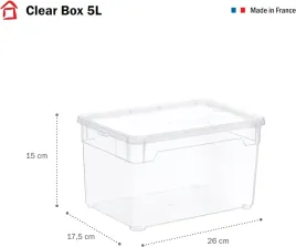 sundis-clear-przezroczyste-pudelko-bez-pokrywki-5l-26x175x15cm