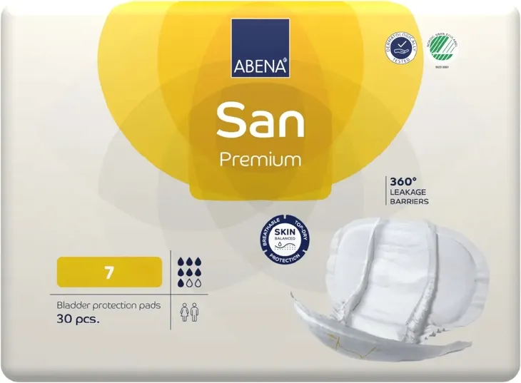 Wkładki Pieluchy anatomiczne Abena San 7 30 szt.