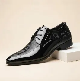 czarne-lakierowane-buty-meskie-eko-skora-rozmiar-42