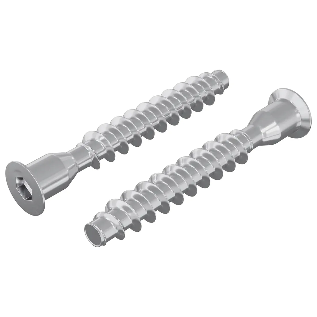 sruby-confirmat-2-szt-srebrny-o7-x-50-mm-metal-stan-nowy