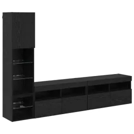 unit-scienny-do-telewizora-z-led-4-szt-czarny-dab