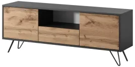 nowoczesna-szafka-rtv-2d1sz-137-cm-szary-dab-wotan-liva-km-2-kolory