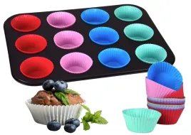 blacha-forma-do-pieczenia-babeczek-muffinek-12-silikonowych-foremek-elite