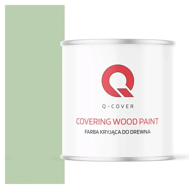 FARBA DO DREWNA KRYJĄCA DRZWI OSB MDF RAL6019 ZIELONY PASTELOWY SATYNA 2.5L